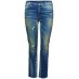 Only Jeans elasticizzato con rotture mod. GEMMA
